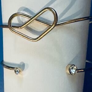 Gold Stack of 2 Bracelets